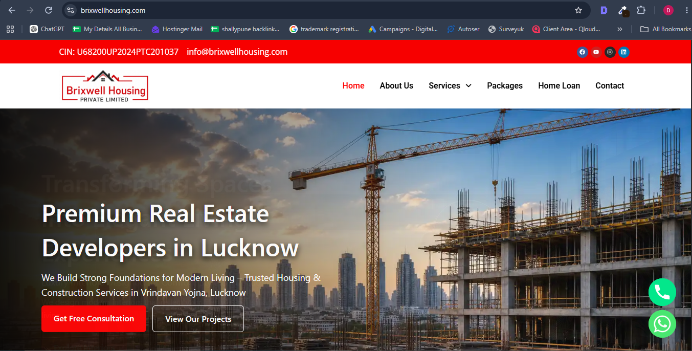 Construction Website Design